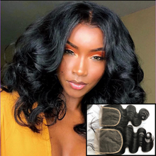 Load image into Gallery viewer, Body Wave Closures 5x5 Natural color