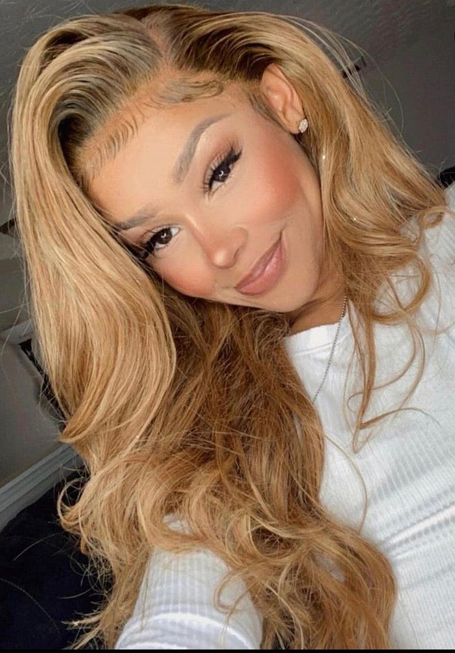 Blonde 5x5 Closure Body Wave Wig